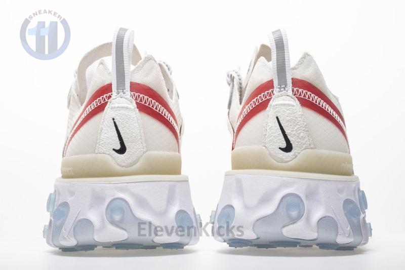 Nike React Element 87 “White Red” AQ1090-100
