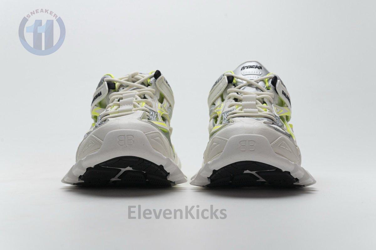 568515 W2ON3 9073 Blenciaga Track 2 Sneaker White Fluo Yellow