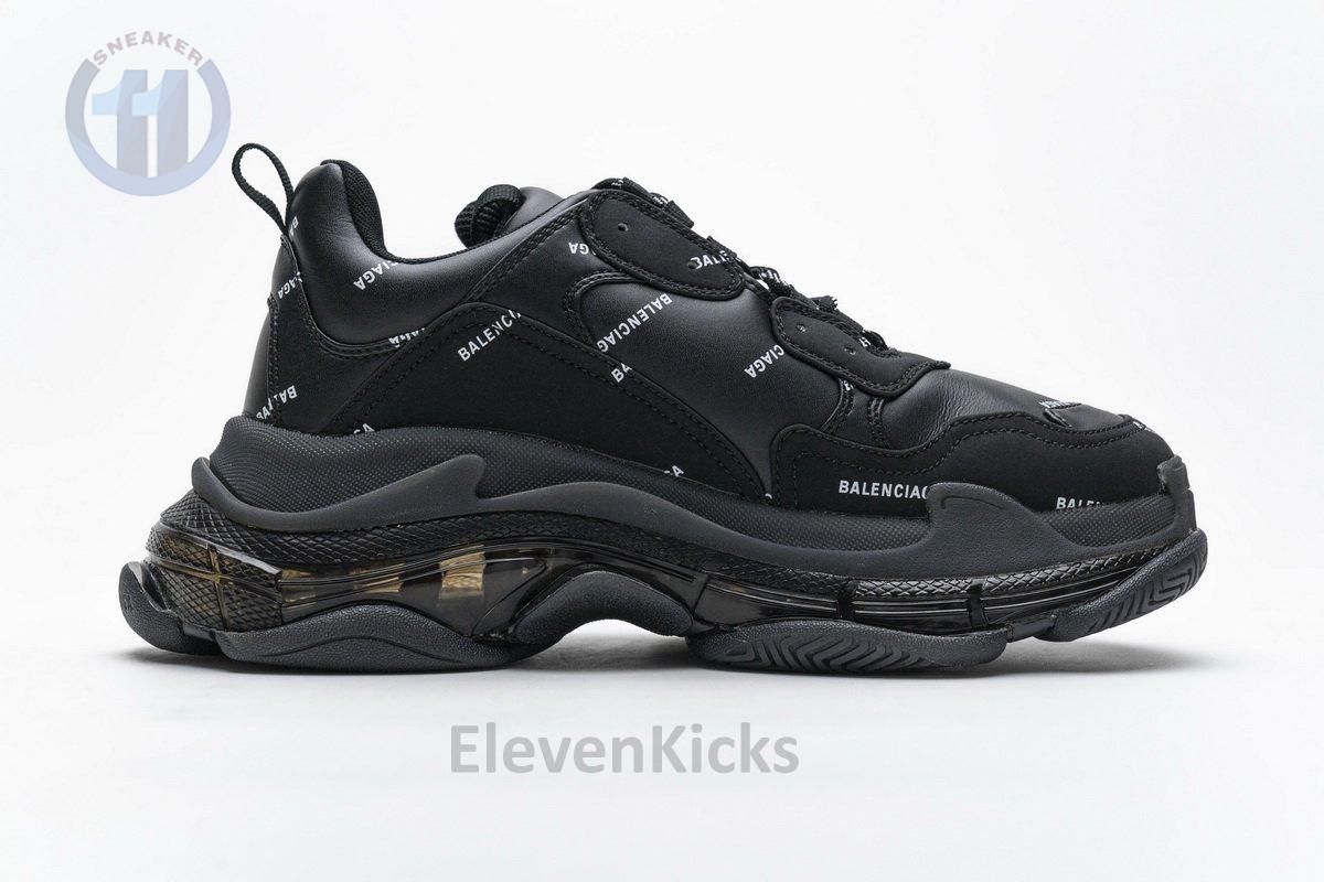 524039 w09e1 2021 Ba*len*cia*ga triple s letter black