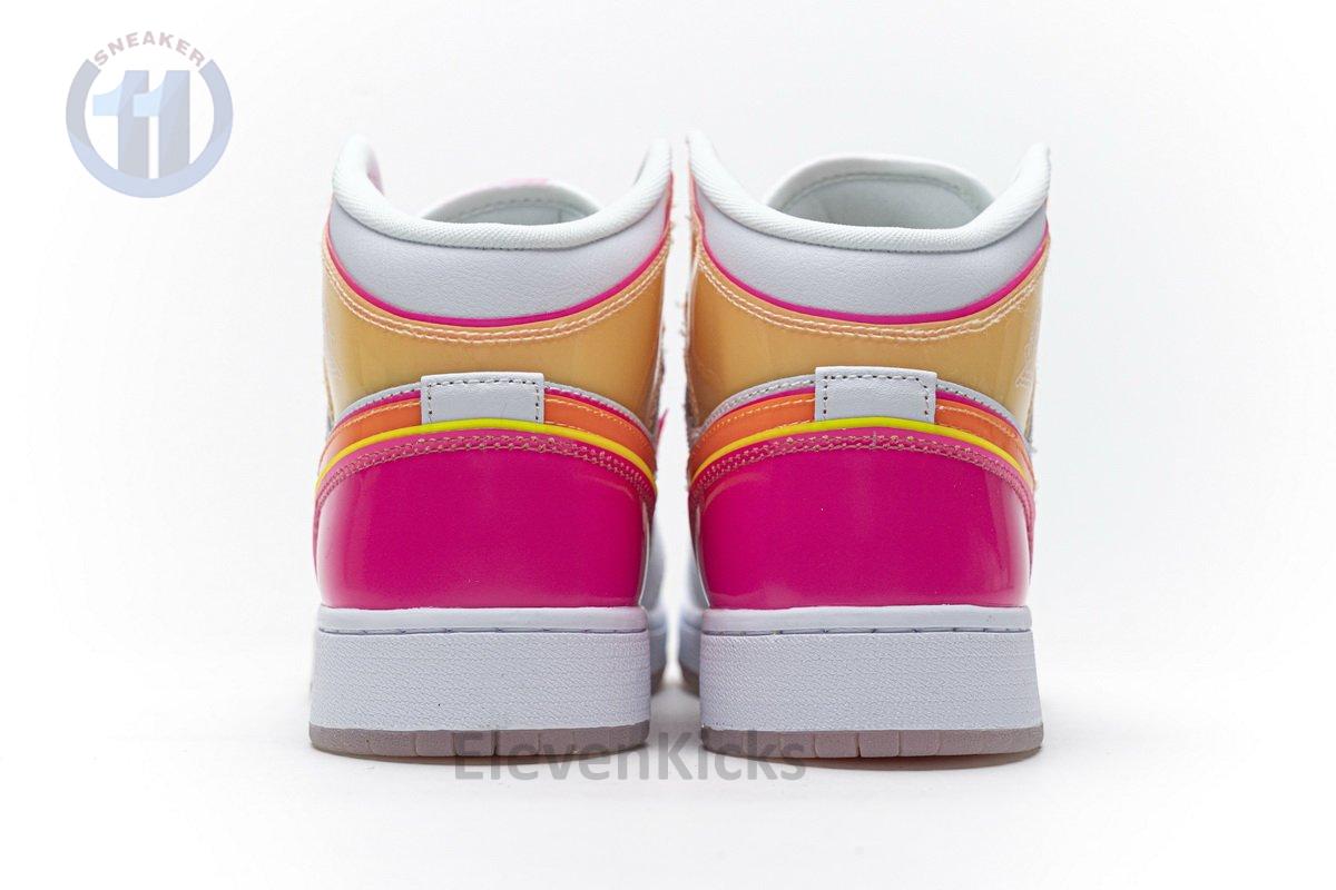 CV4611-100 Air Jordan 1 Mid GS “Edge Glow”