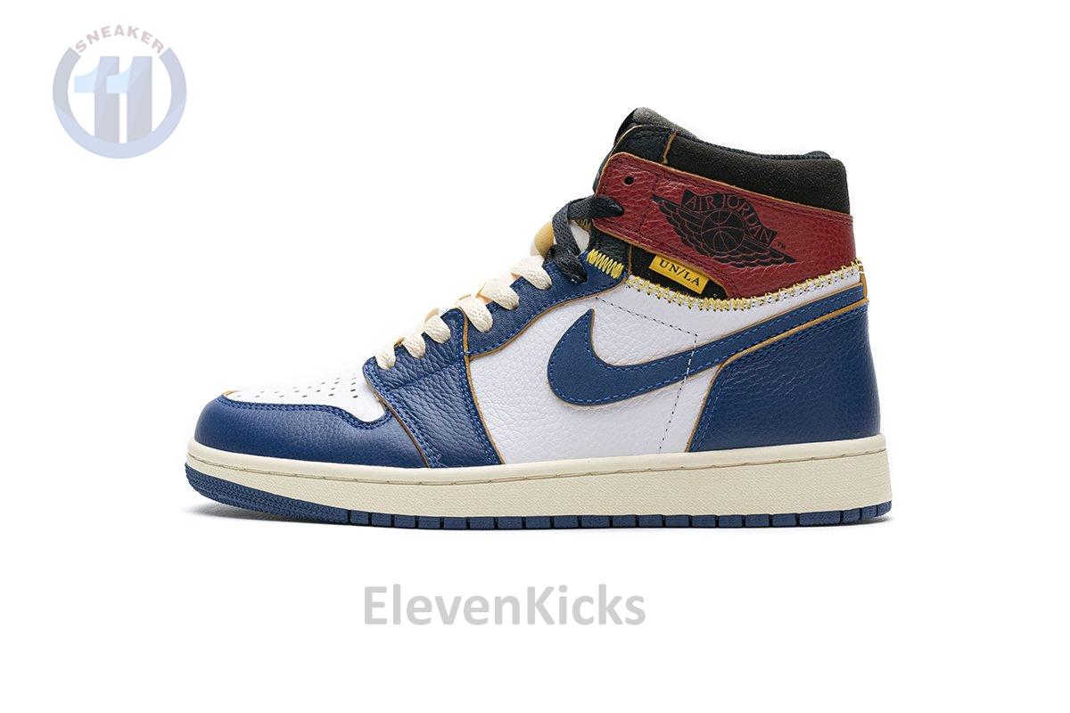 BV1300-146 Air Jordan 1 Retro High Union Los Angeles Blue Toe