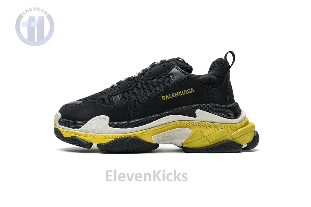 483513 w06e1 1078 Ba*len*cia*ga triple s black yellow