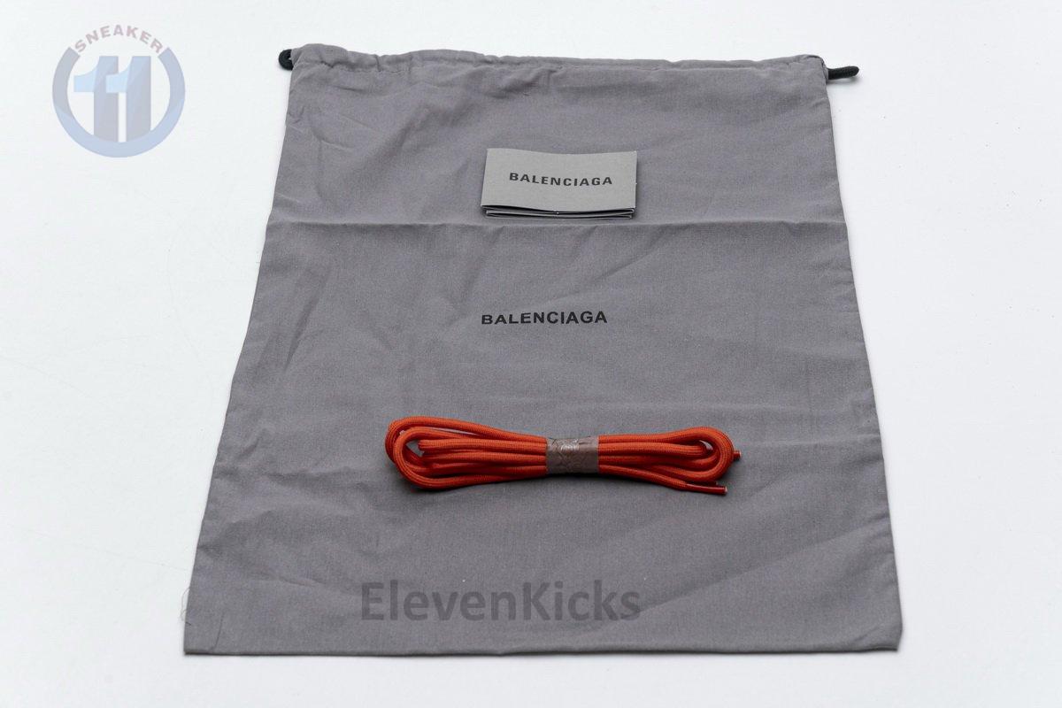 568614 W2GN8 2008 Blenciaga Track 2 Sneaker Black Orange