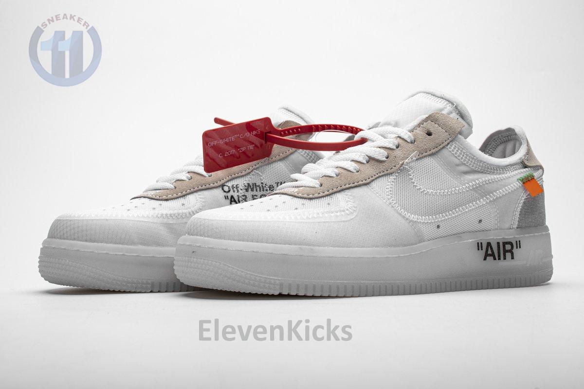 AO4606-100 OFF White X Air Force 1 Low White