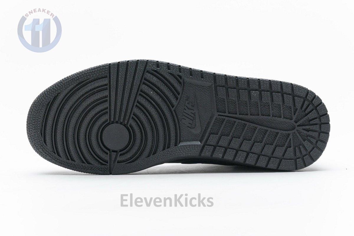 CU2804-300 Edison Chen x Air Jordan 1 Mid “Fearless Black”