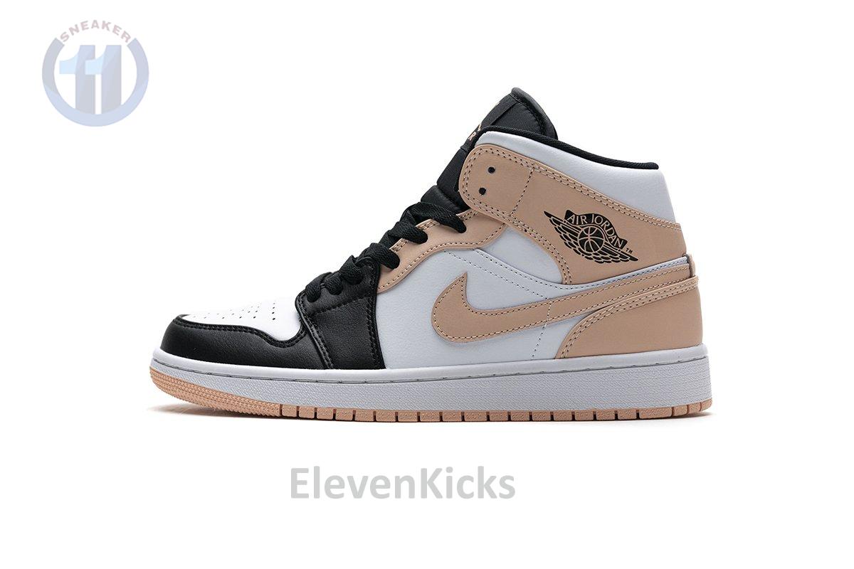 554725-133 Air Jordan 1 Mid Crimson Tint