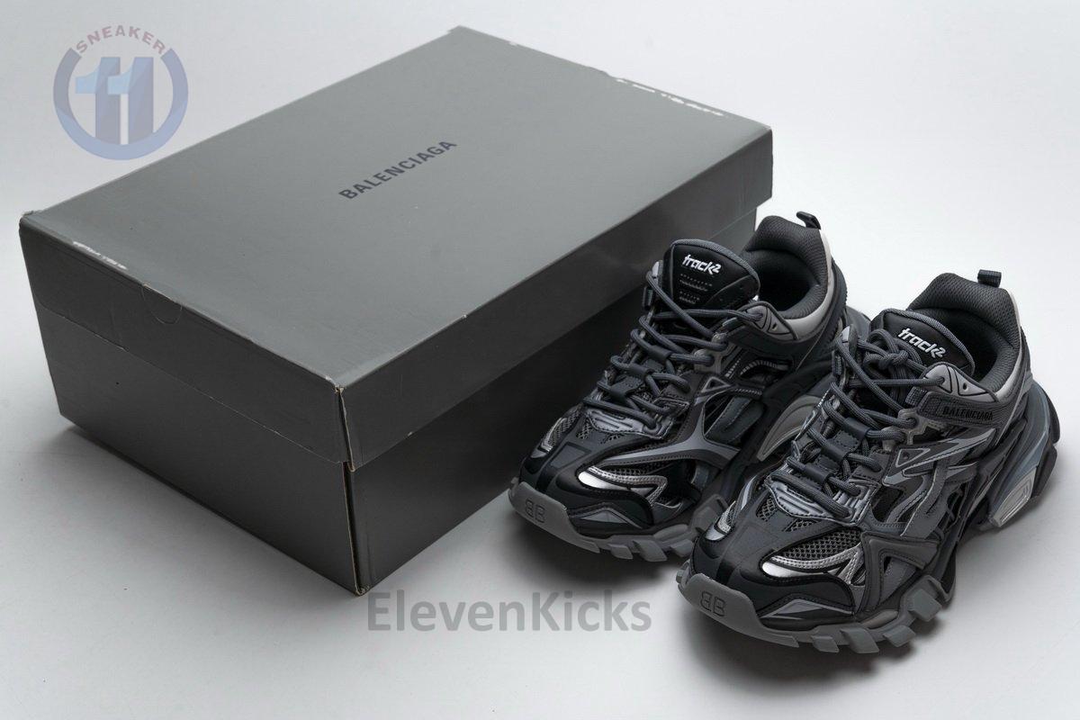 570391 W2GN3 1285 Blenciaga Track 2 Sneaker Medium Grey