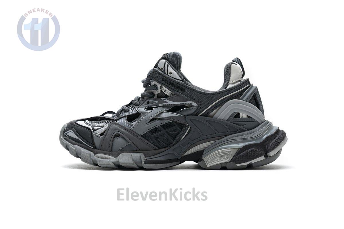568615 W2GN3 1285 Blenciaga Track 2 Sneaker Charcoal