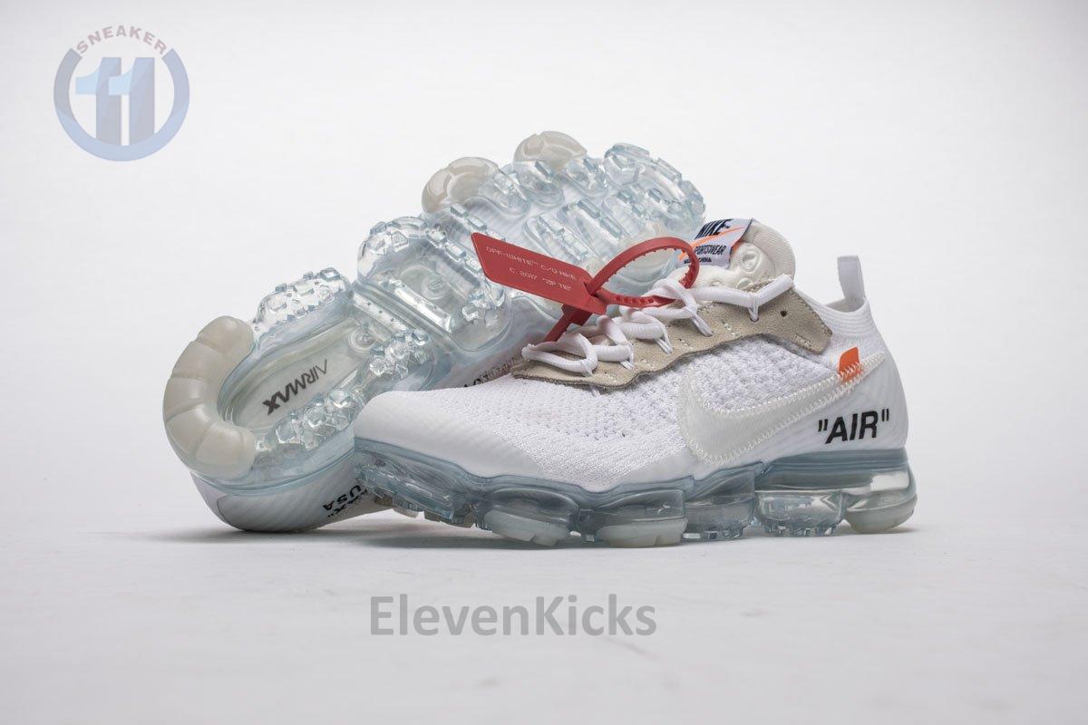 2018 1.0 AA3831-100 Off White x Nike Air VaporMax 2018 ‘All White’
