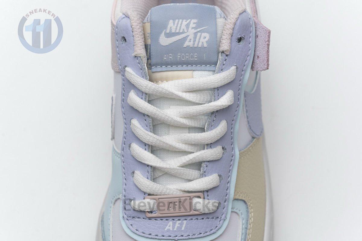 CI0919-106 Womens Air Force 1 Shadow White Ghost
