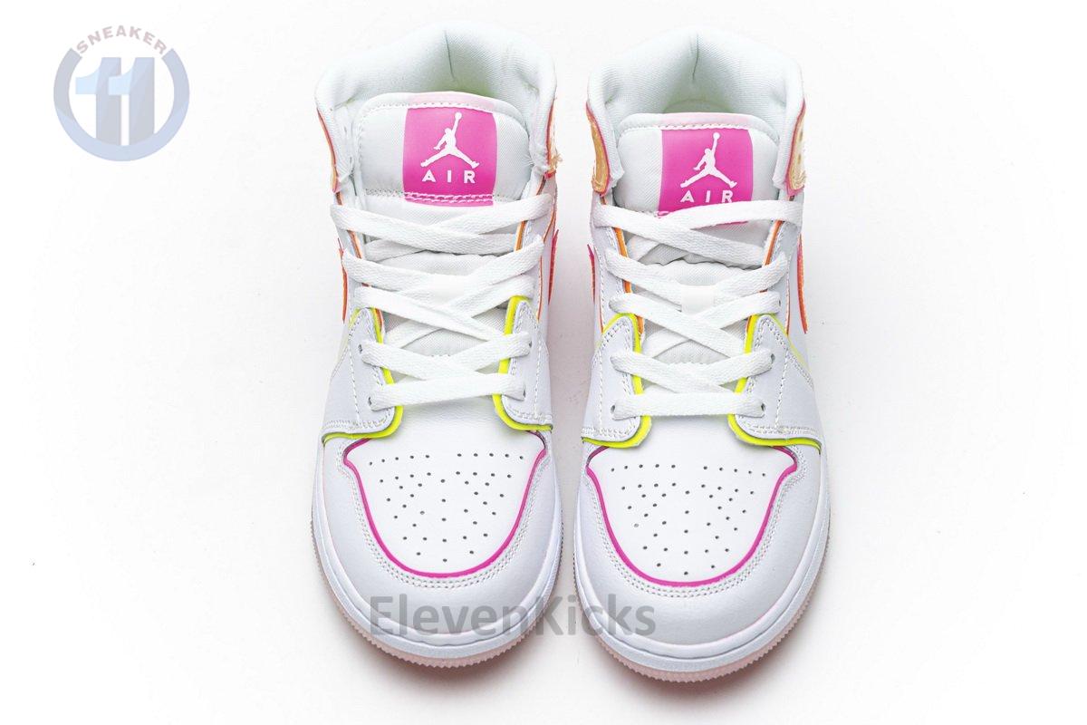 CV4611-100 Air Jordan 1 Mid GS “Edge Glow”