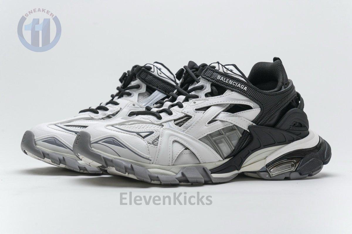 570391 W2GN3 1090 Blenciaga Track 2 Sneaker Black White