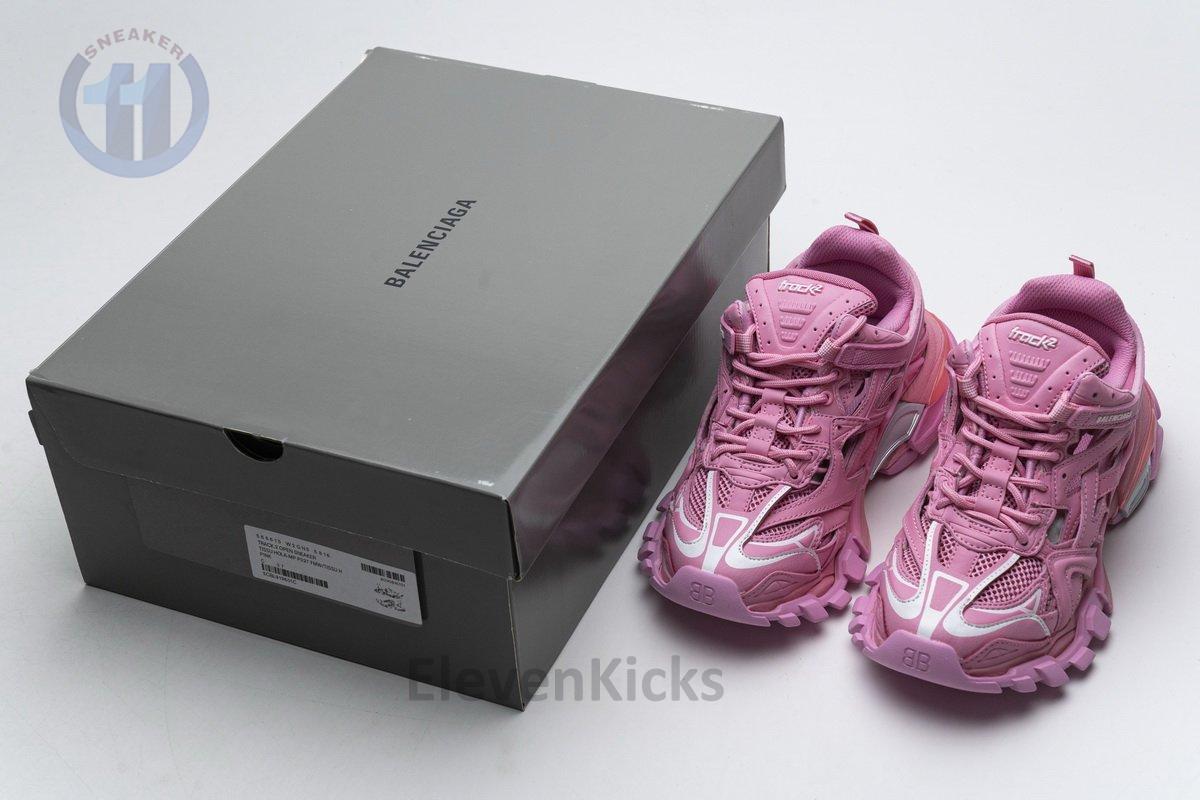 568615 W2GN5 5816 Blenciaga Track 2 Sneaker Pink