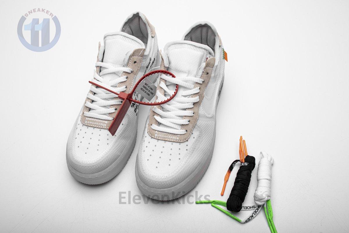 AO4606-100 OFF White X Air Force 1 Low White