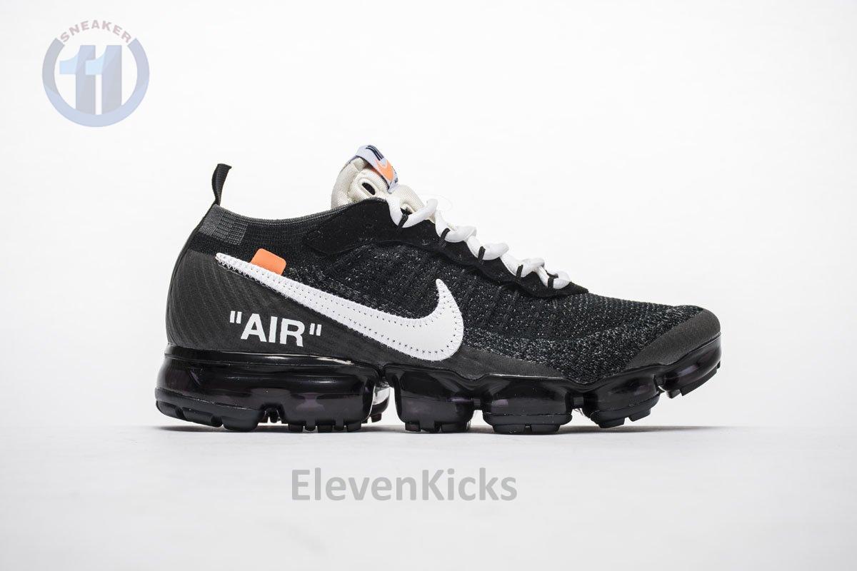 2018 1.0 AA3831-001 Off White x Nike Air VaporMax 2018 ‘All Black’