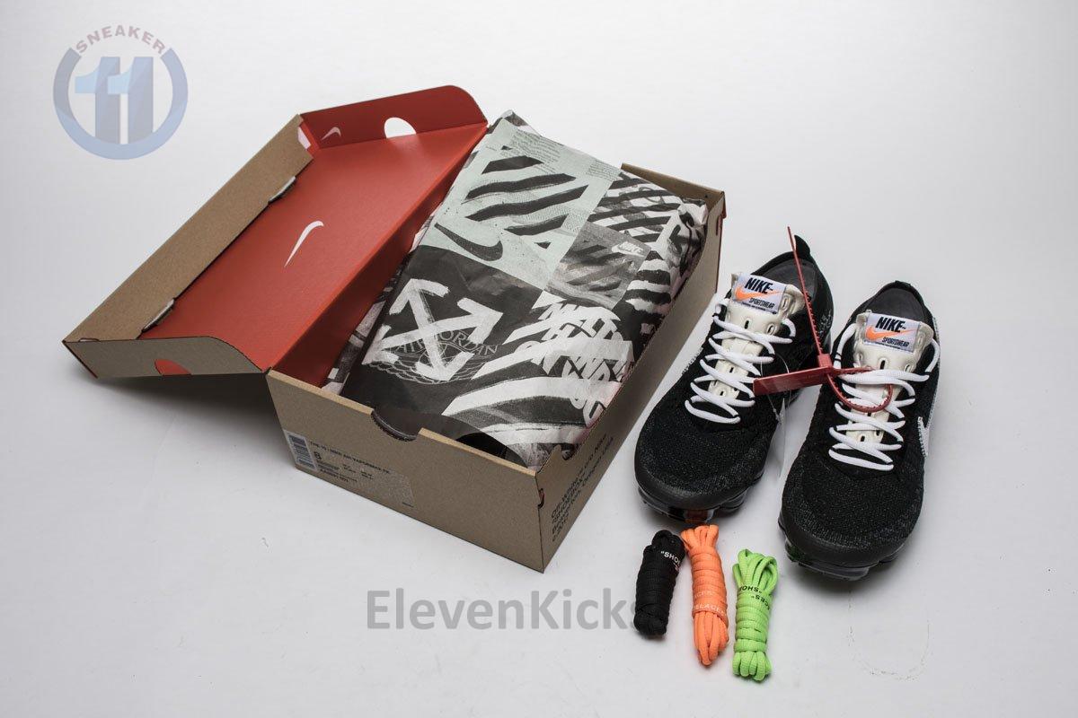 2018 1.0 AA3831-001 Off White x Nike Air VaporMax 2018 ‘All Black’