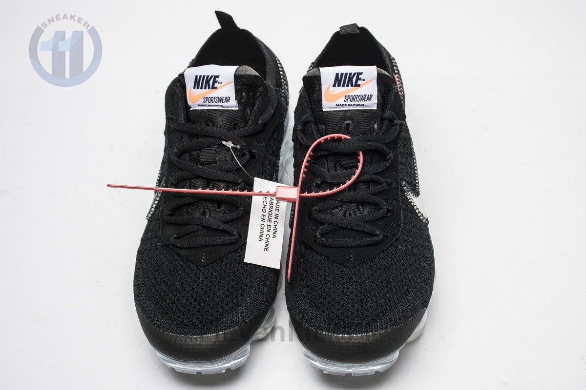 2018 1.0 AA3831-002 Off White x Nike Air VaporMax 2018 ‘Black White’