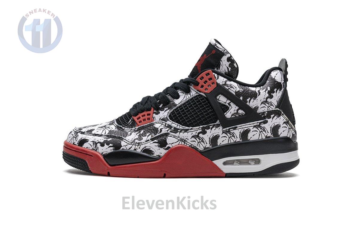 BQ0897-006 Air Jordan 4 Retro Singles Day Tattoo