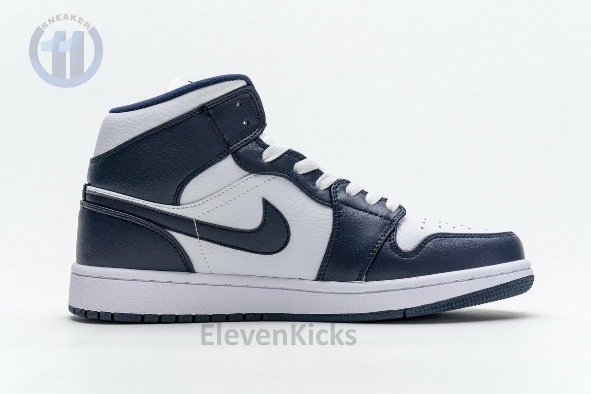 554724-174 Air Jordan 1 Mid Obsidian