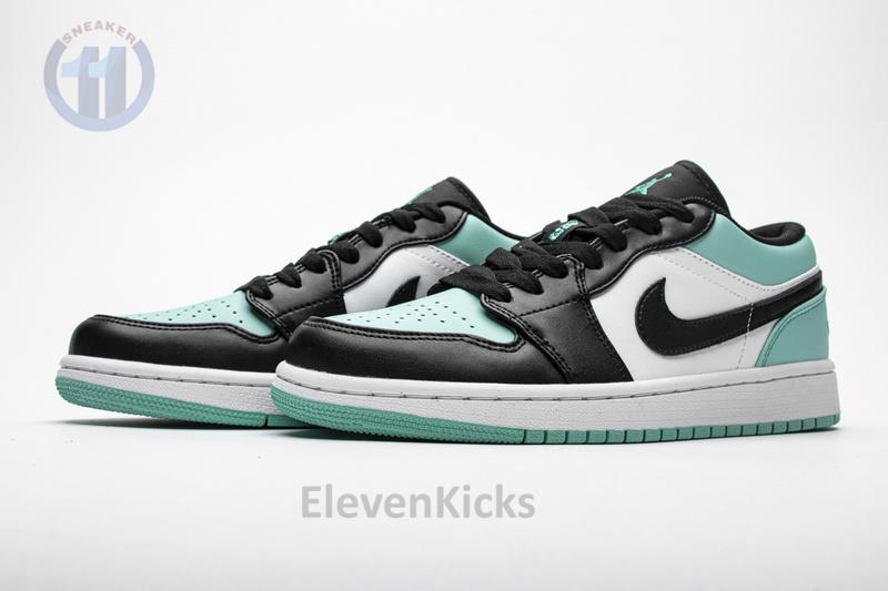 Air Jordan 1 Low Emerald Toe 553558-117