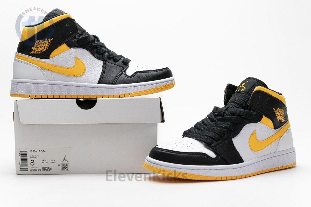 CV5276-107 Air Jordan 1 Mid SE Laser Orange Black