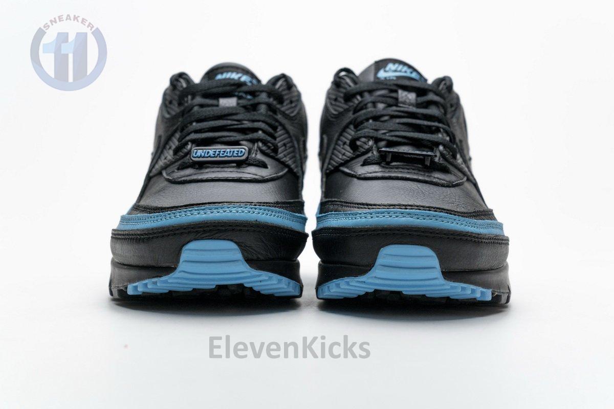 CJ7197-002 Undefeated x Nike Air Max 90 Black Blue Fury