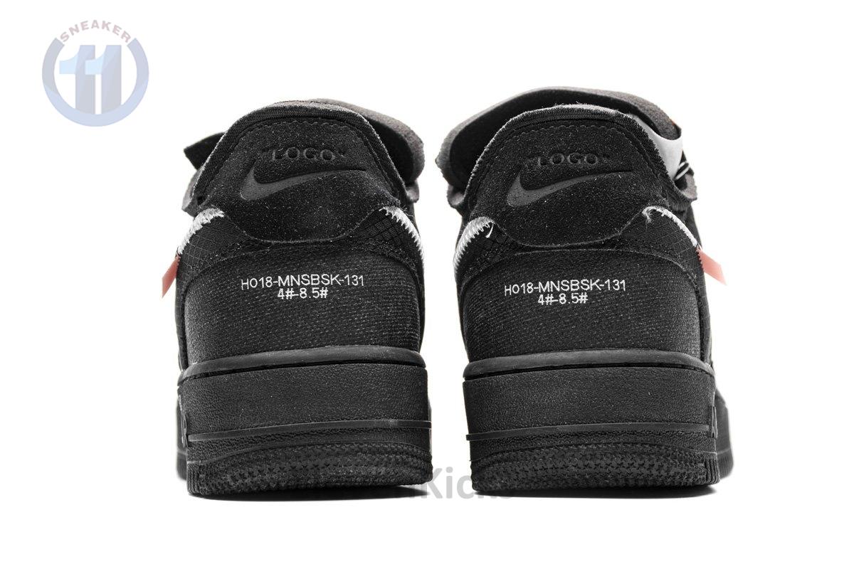AO4606-001 OFF White X Air Force 1 Low Black