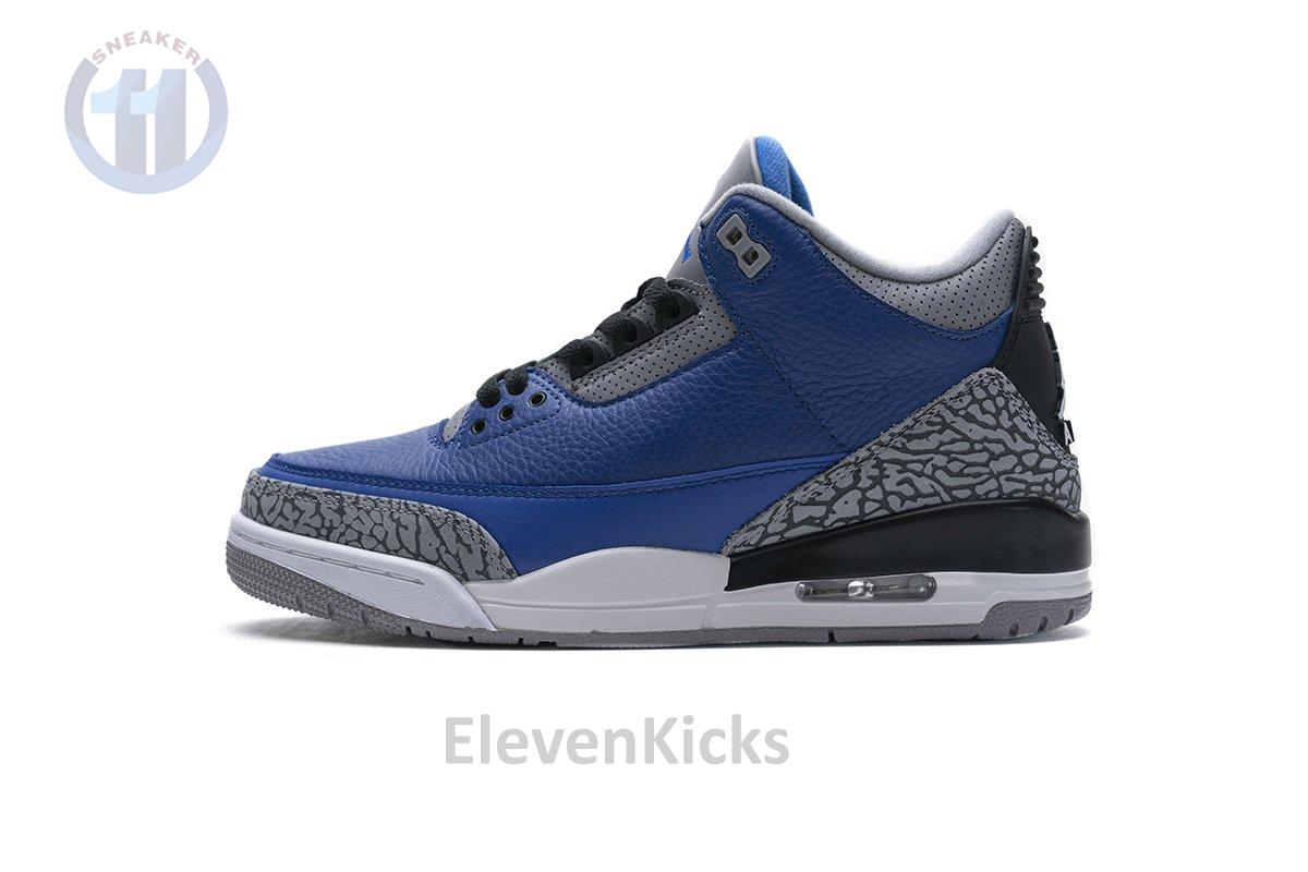 CT8532-400 Air Jordan 3 Retro -Varsity Royal