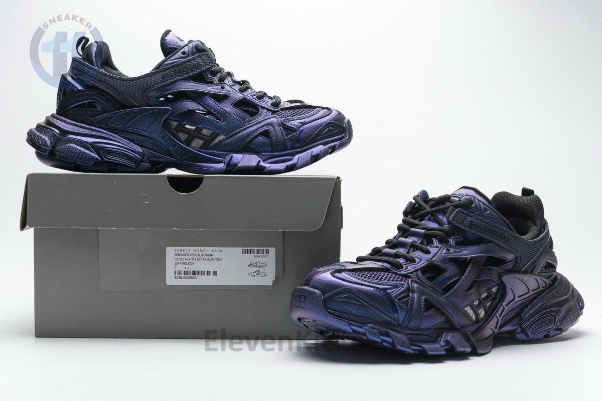 568615 W2MA1 5610 Blenciaga Track 2 Sneaker Chameleon