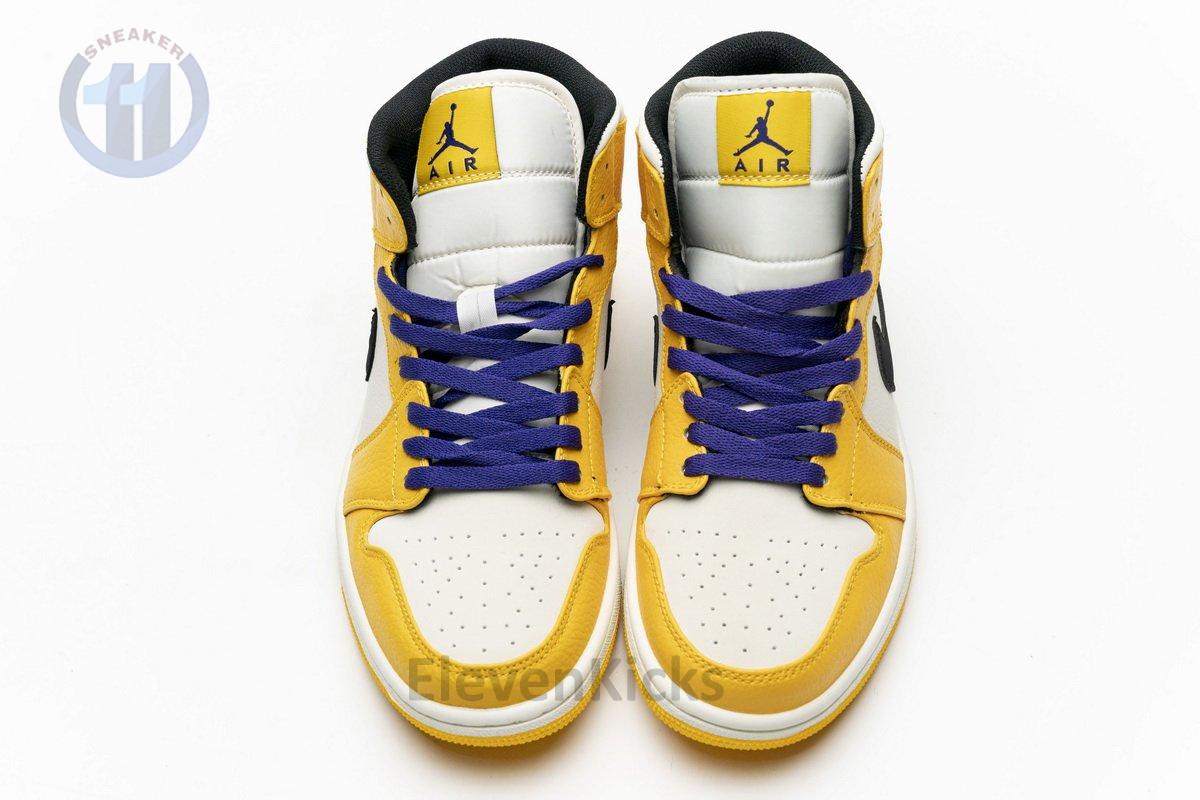 852542-700 Air Jordan 1 Mid Lakers