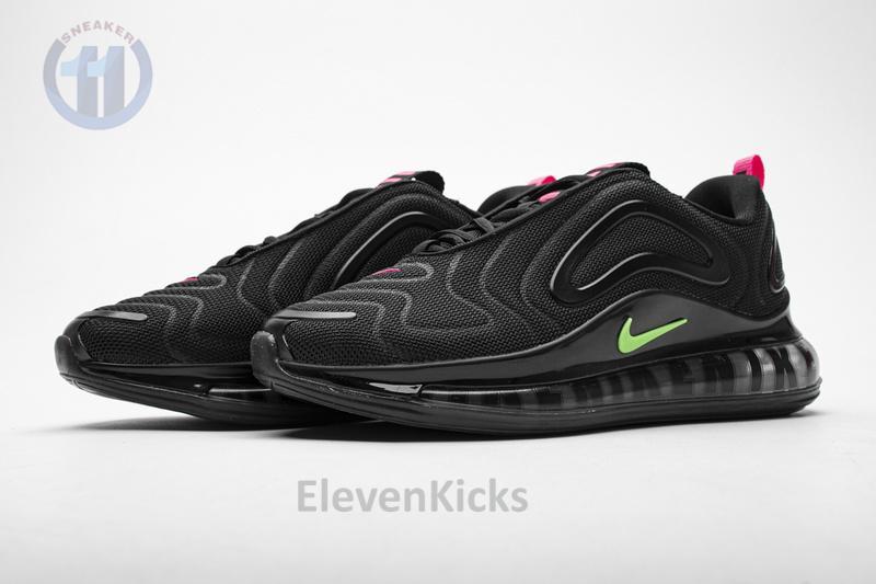 CQ4614-001 Air Max 720 Black Hyper Pink Scream Green