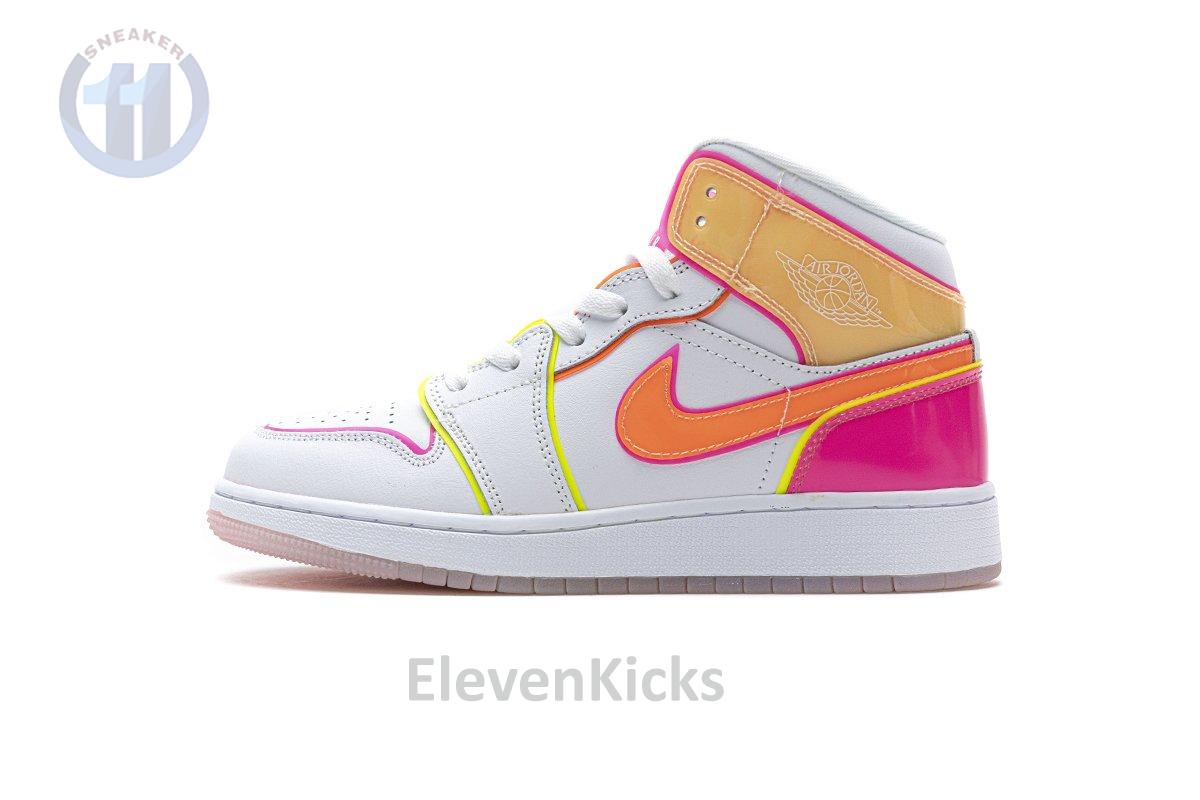 CV4611-100 Air Jordan 1 Mid GS “Edge Glow”