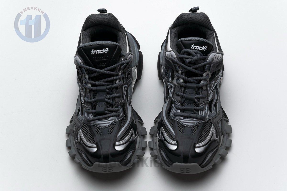 570391 W2GN3 1285 Blenciaga Track 2 Sneaker Medium Grey