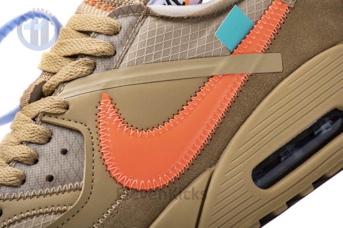 AA7293-200 Off-White x Nike Air Max 90 “Desert Ore”