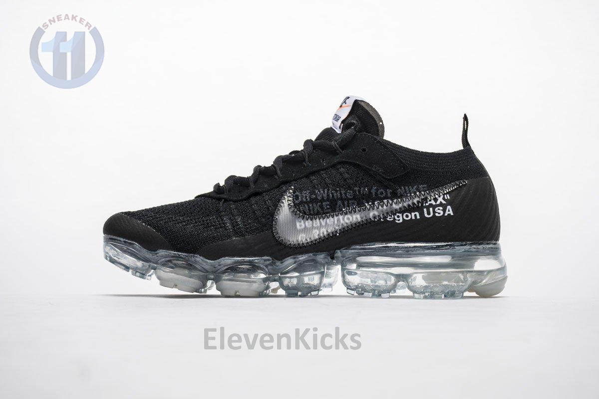 2018 1.0 AA3831-002 Off White x Nike Air VaporMax 2018 ‘Black White’