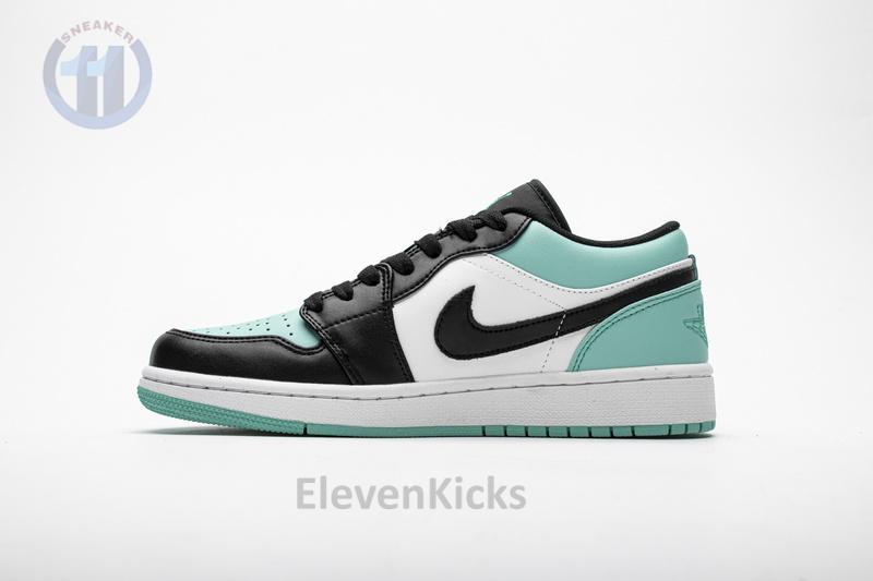 Air Jordan 1 Low Emerald Toe 553558-117