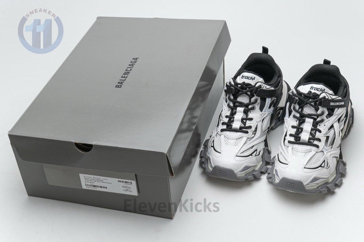 570391 W2GN3 1090 Blenciaga Track 2 Sneaker Black White