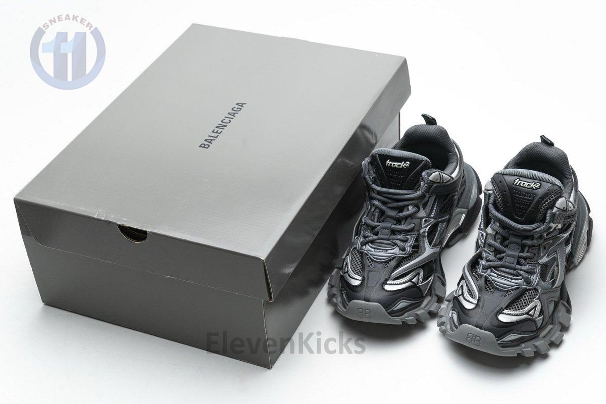568615 W2GN3 1285 Blenciaga Track 2 Sneaker Charcoal