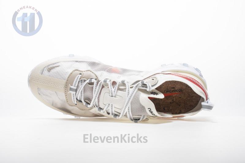 Nike React Element 87 “White Red” AQ1090-100