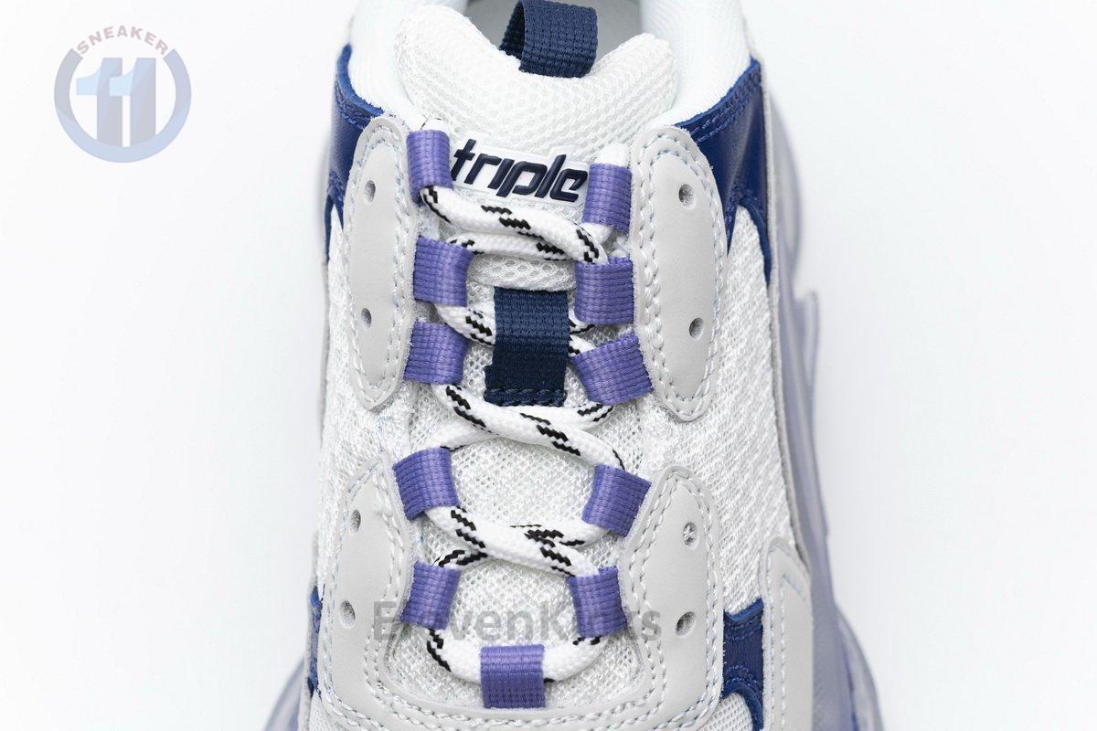 544351 w09e1 1322 Ba*len*cia*ga triple s white purple