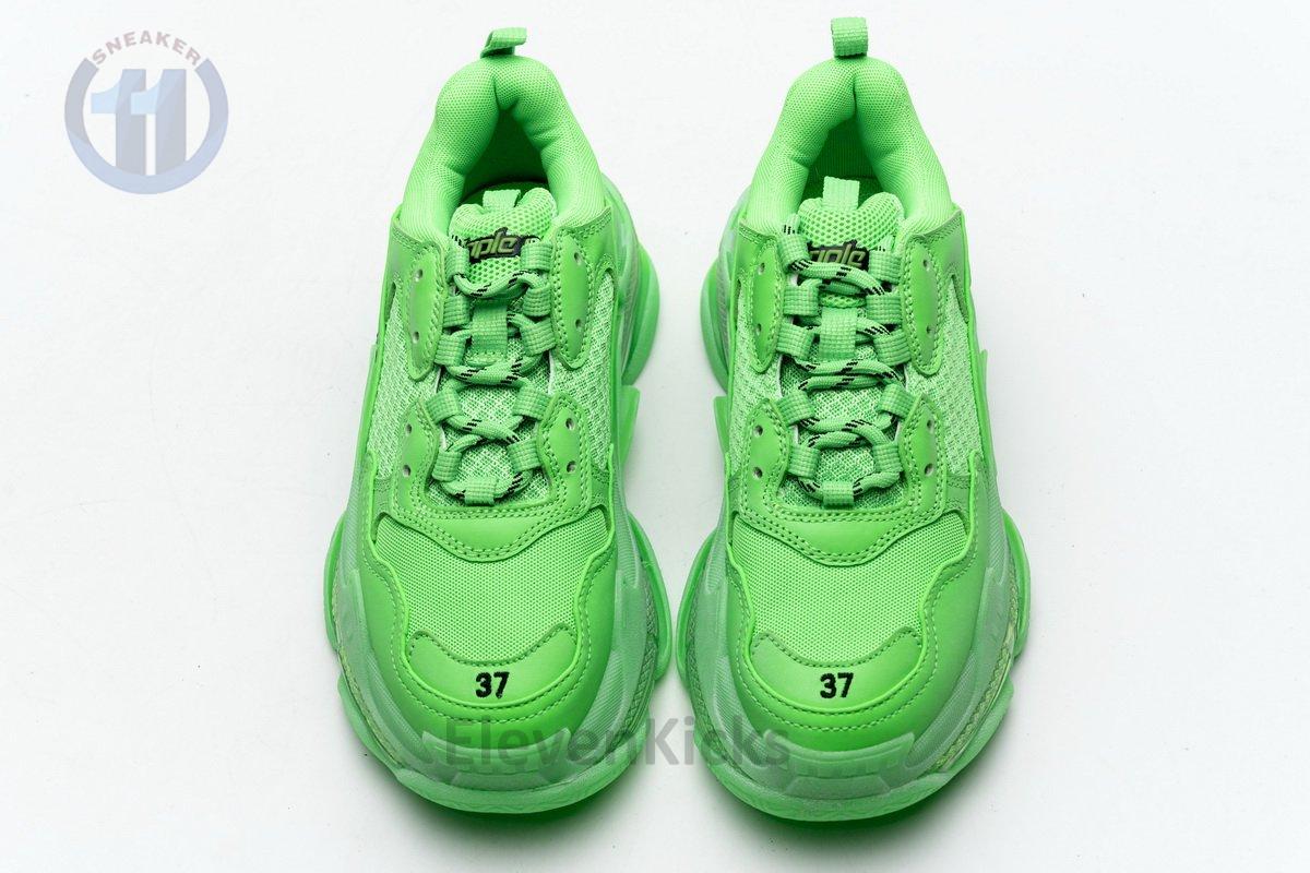 544351 w09ol 3801 Ba*len*cia*ga triple s fluo green