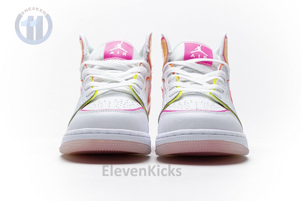 CV4611-100 Air Jordan 1 Mid GS “Edge Glow”