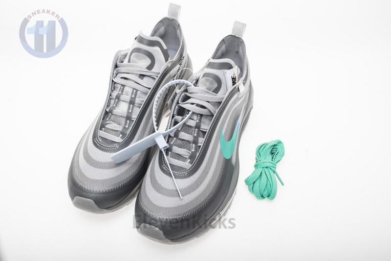 OFF WHITE X Nike Air Max 97 “Wolf Grey Menta” AJ4585-012