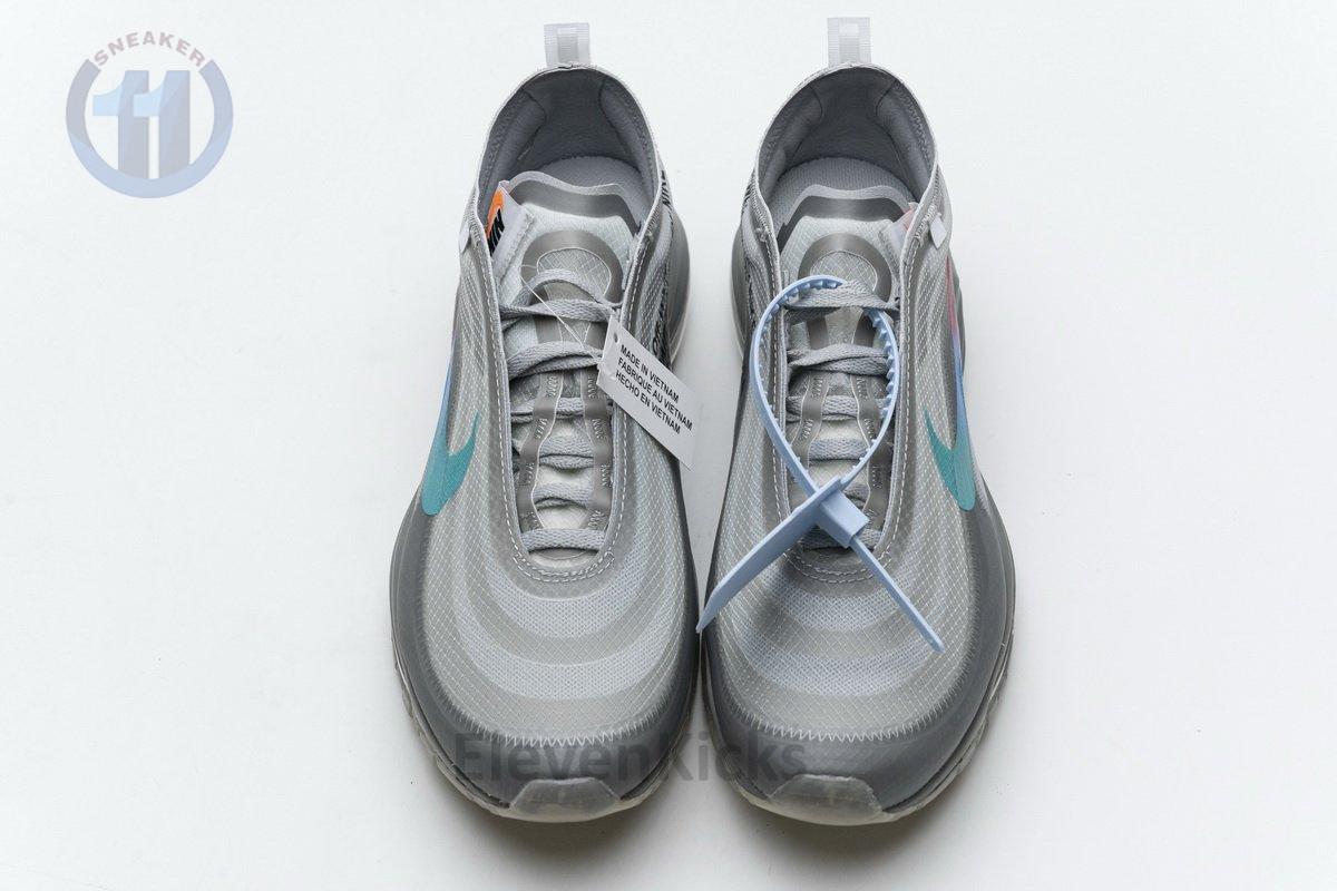 AJ4585-101 Off-White x Nike Air Max 97 Wlolf Grey Menta