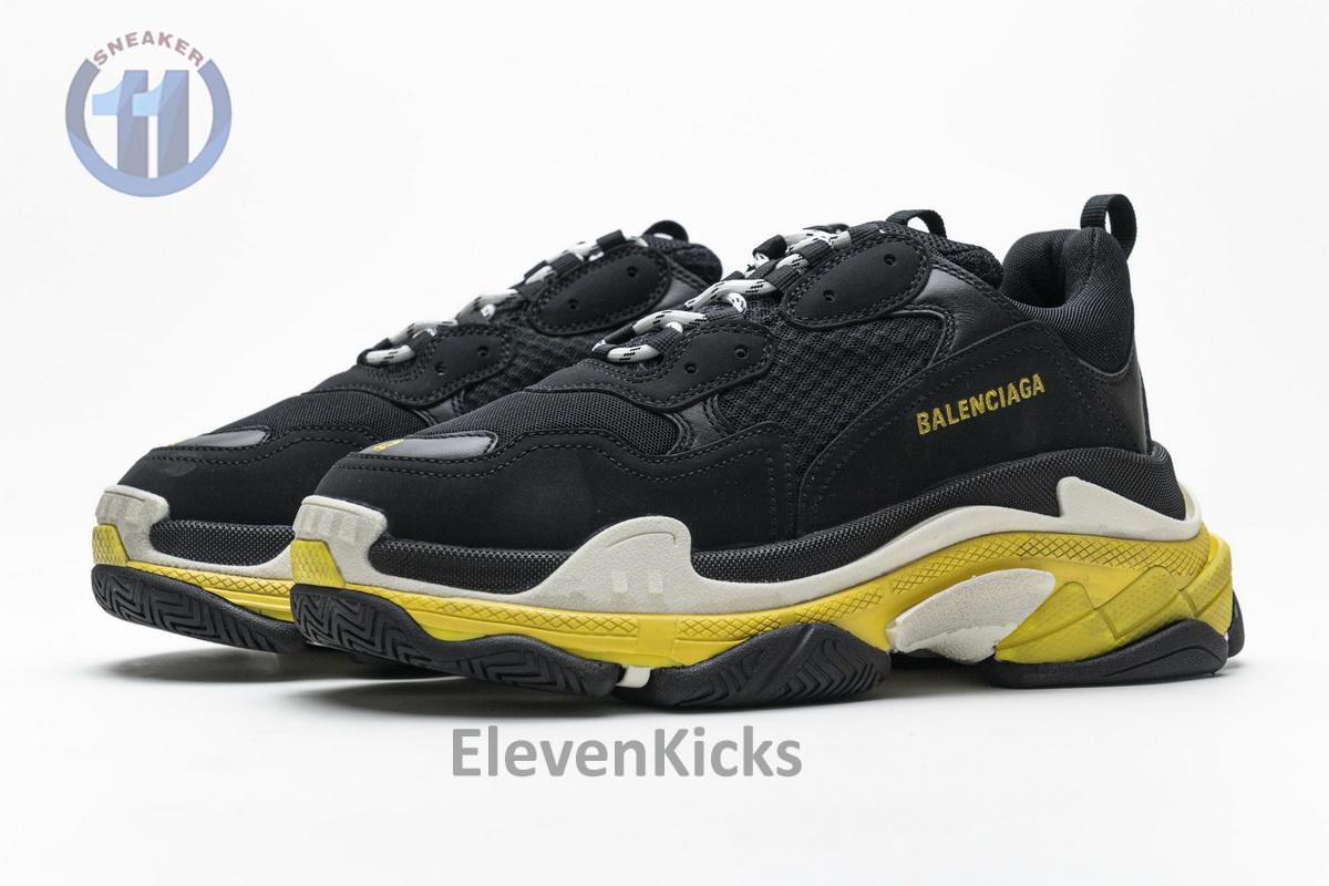 483513 w06e1 1078 Ba*len*cia*ga triple s black yellow