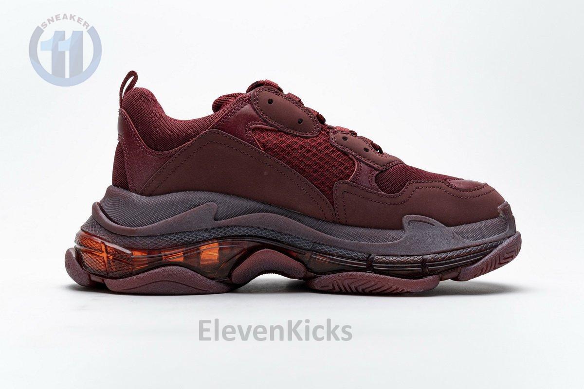 541624 w09e1 1628 Ba*len*cia*ga triple s red wine
