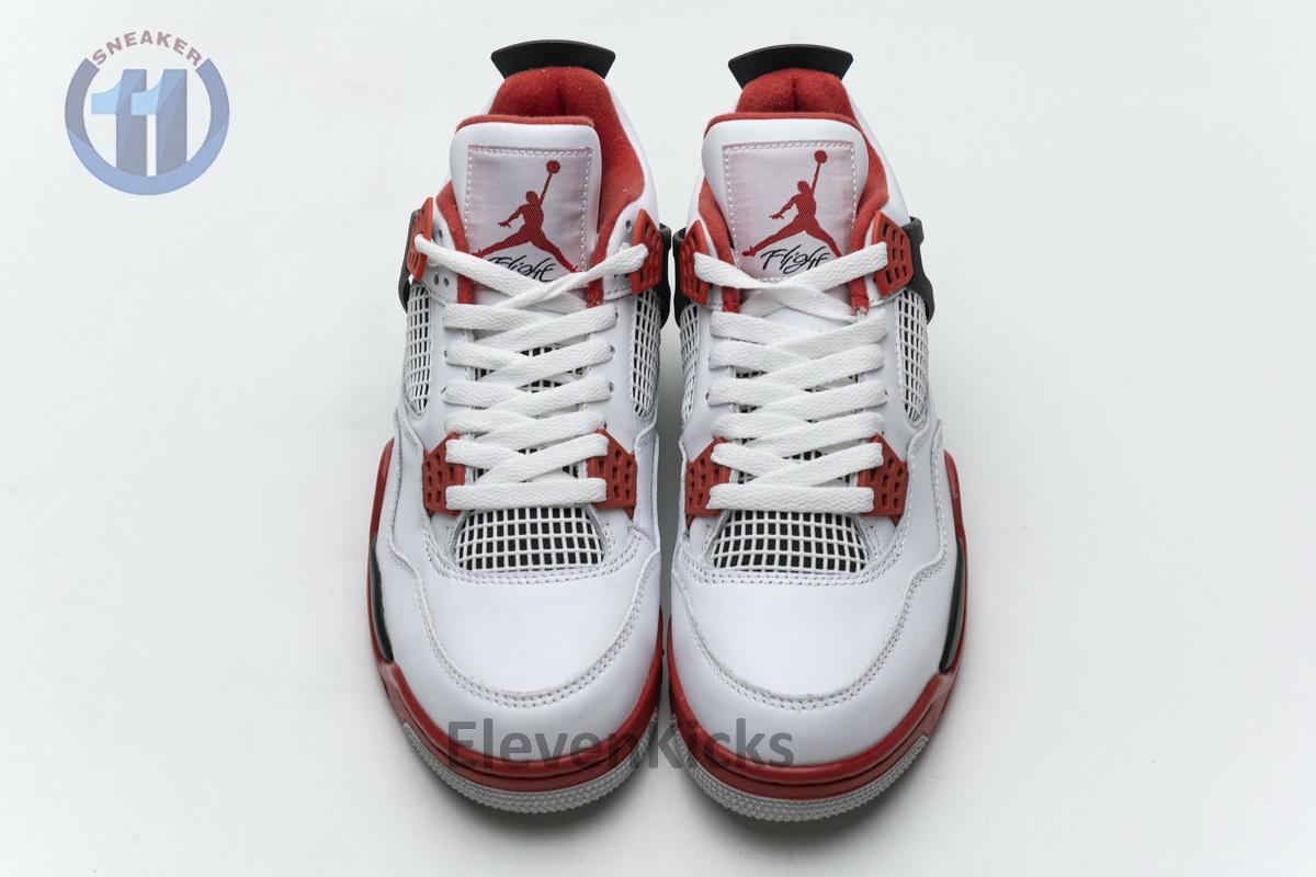 308497-110 Air Jordan 4 Retro Fire Red
