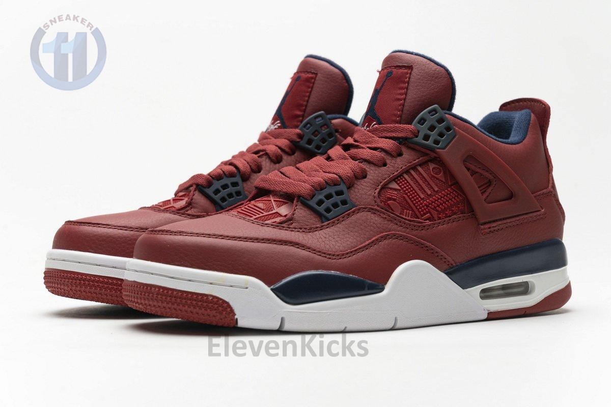 CI1184-617 Air Jordan 4 Retro FIBA Gym Red