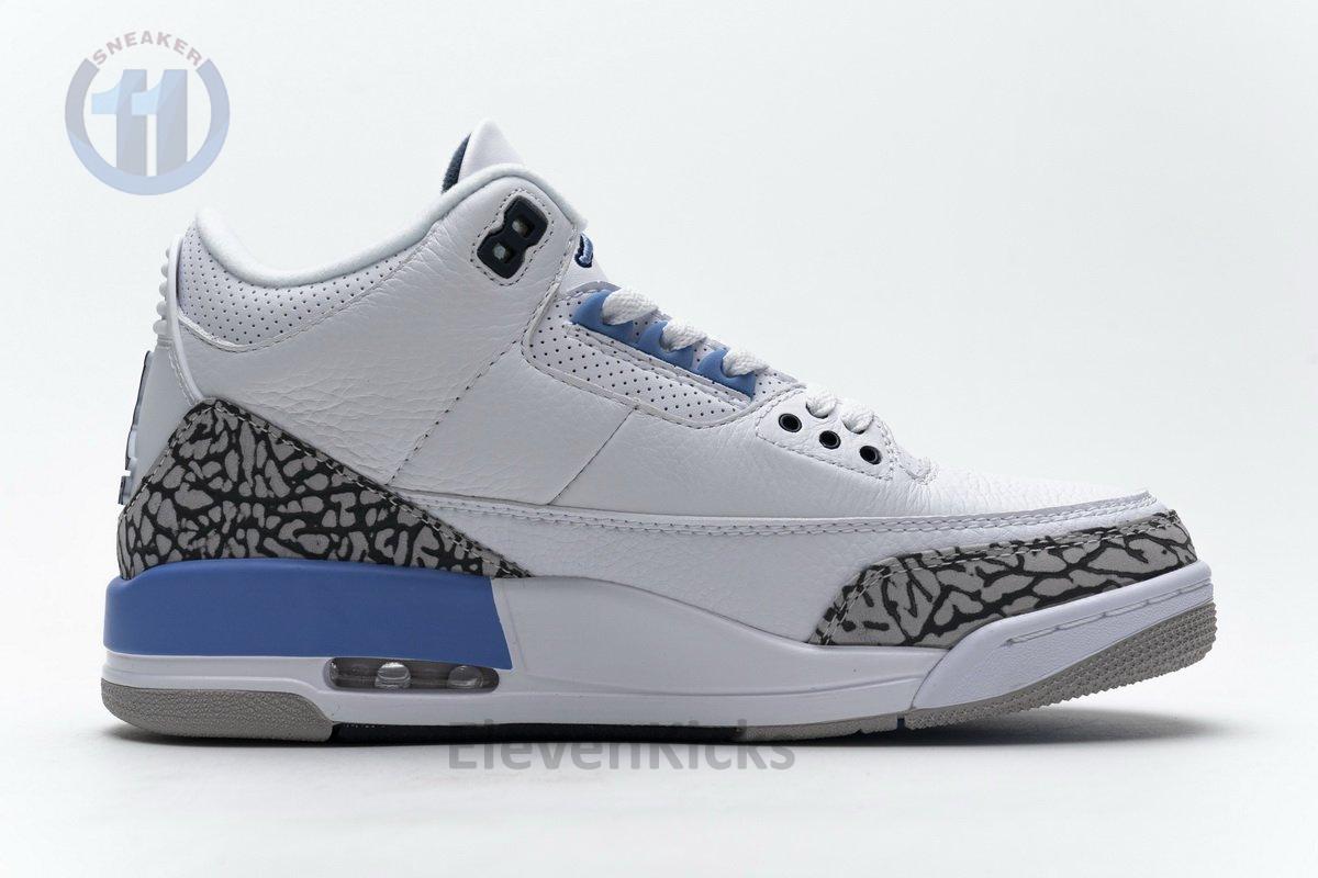 CT8532-104 Air Jordan 3 ‘UNC’