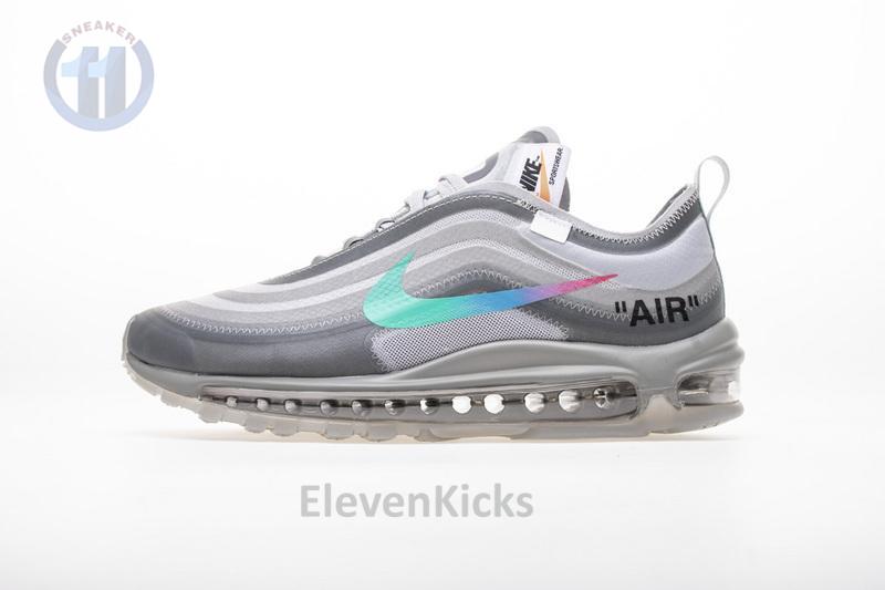 OFF WHITE X Nike Air Max 97 “Wolf Grey Menta” AJ4585-012